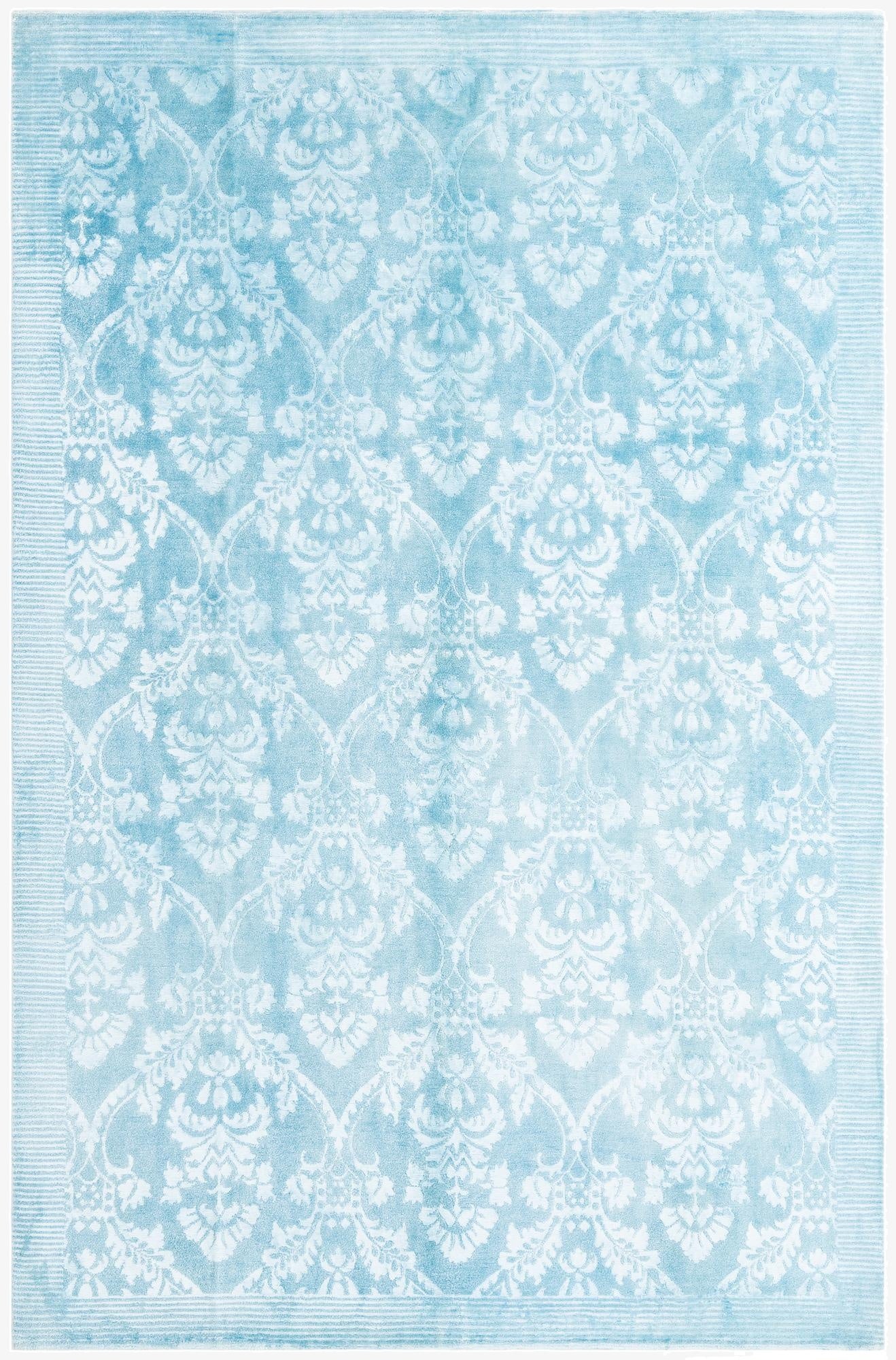  6' 8 x 10' 2  Hand Knotted Darya Wool Rug