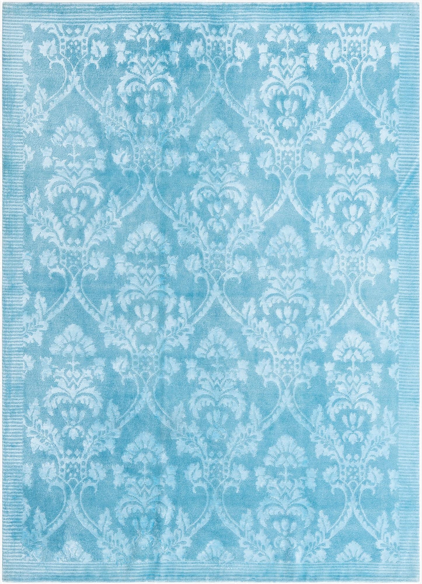  5' 10 x 8'  Hand Knotted Darya Wool Rug