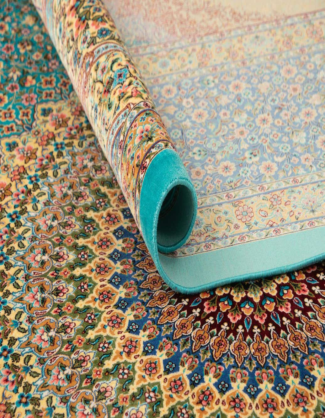 Primary image  6' 6 x 9' 8 Ghom Design Rug