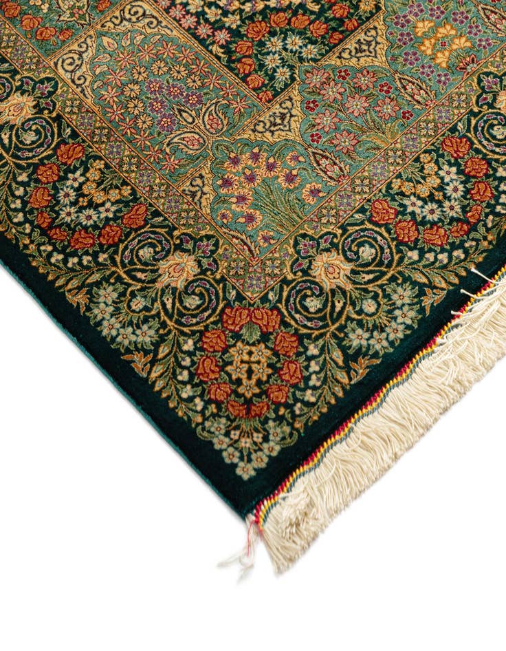 Detail image of  3' 4 x 5' 1 Ghom Silk Rug