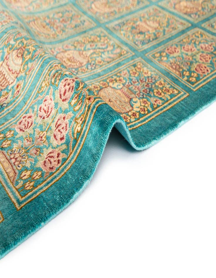 Detail image of  1' 11 x 2' 11 Ghom Silk Rug