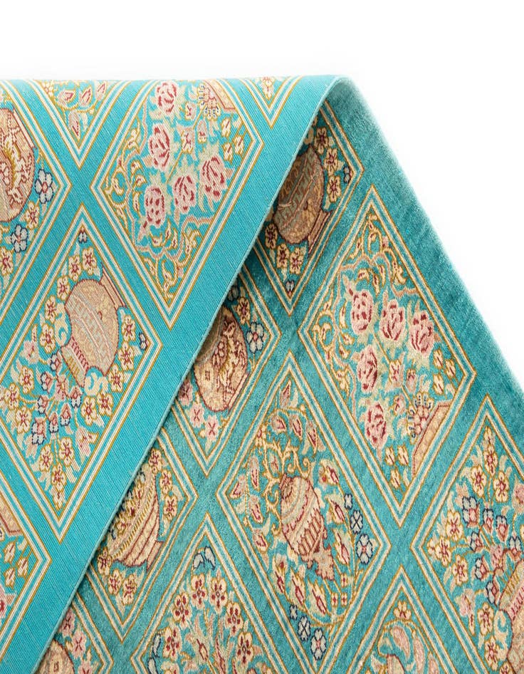 Detail image of  1' 11 x 2' 11 Ghom Silk Rug