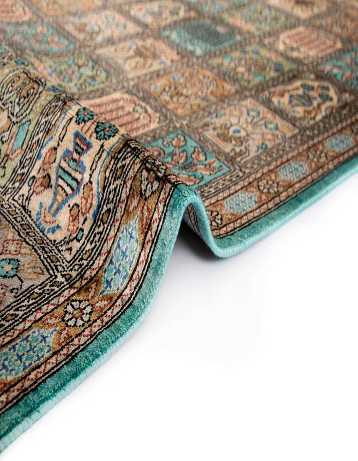 Detail image of  1' 11 x 2' 11 Ghom Silk Rug