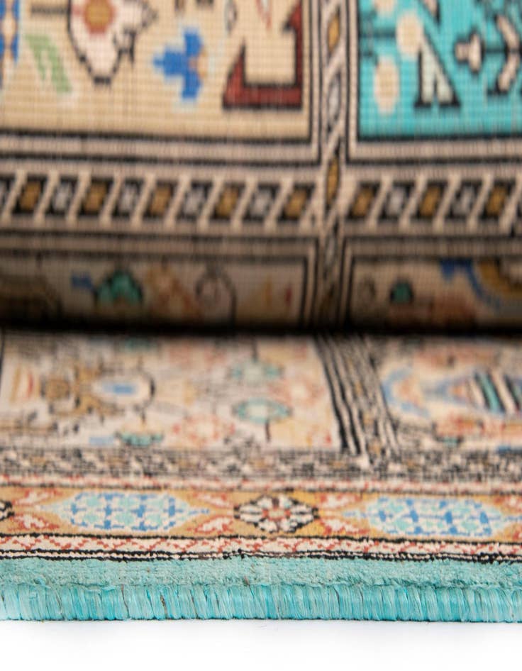 Detail image of  1' 11 x 2' 11 Ghom Silk Rug