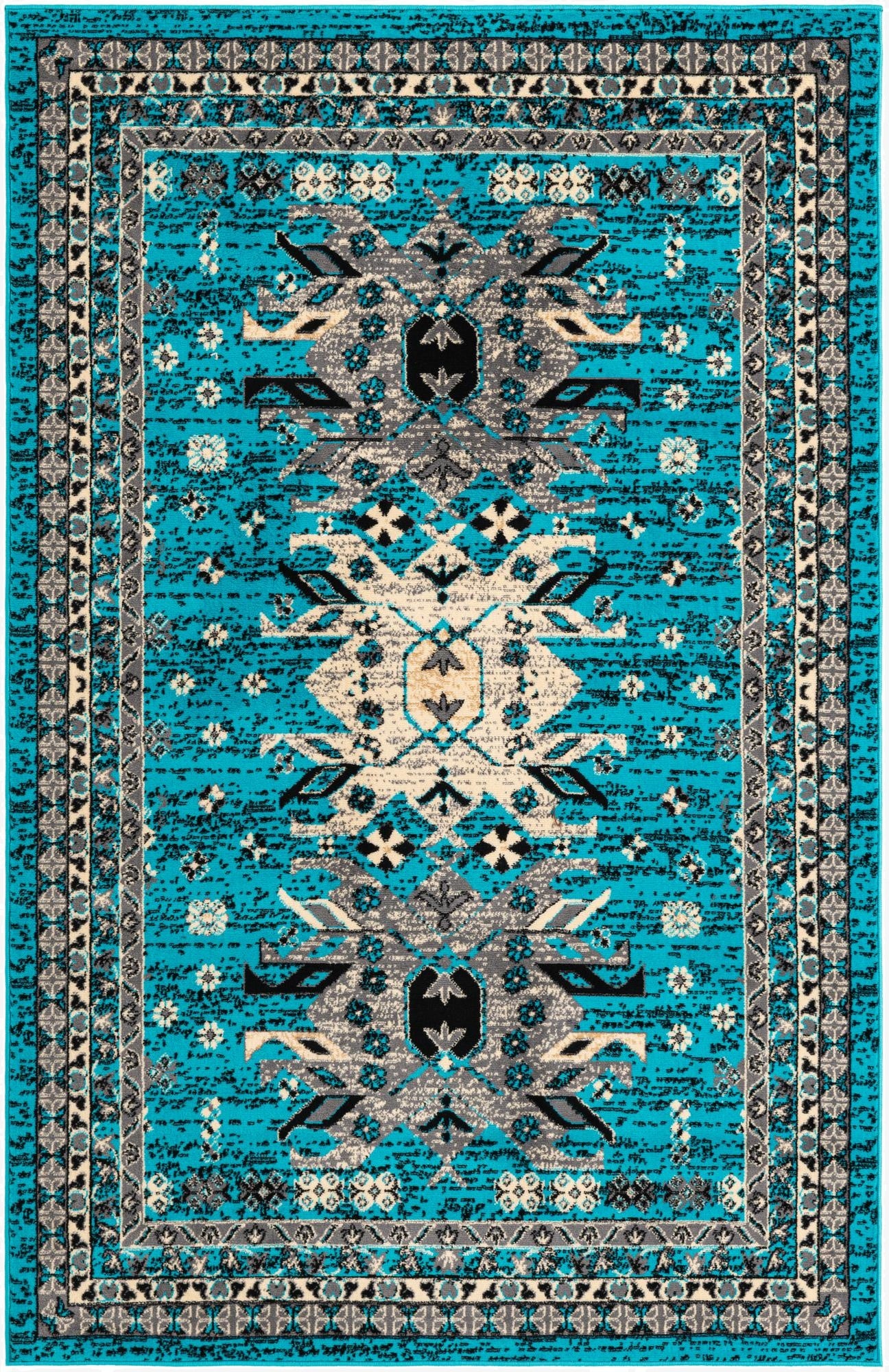  5' 3 x 8' Heris Rug