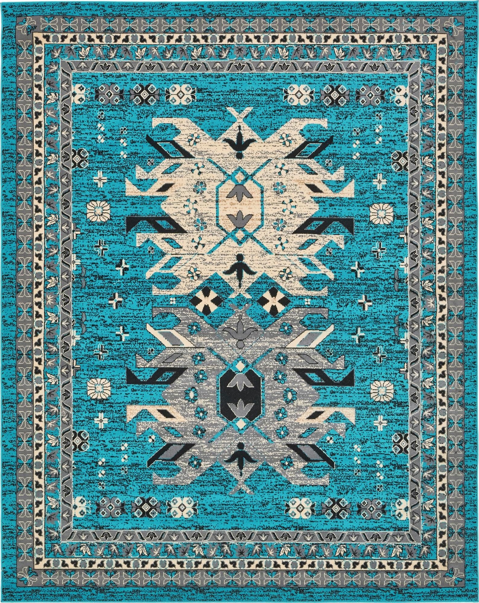  7' 10 x 10' Heris Rug