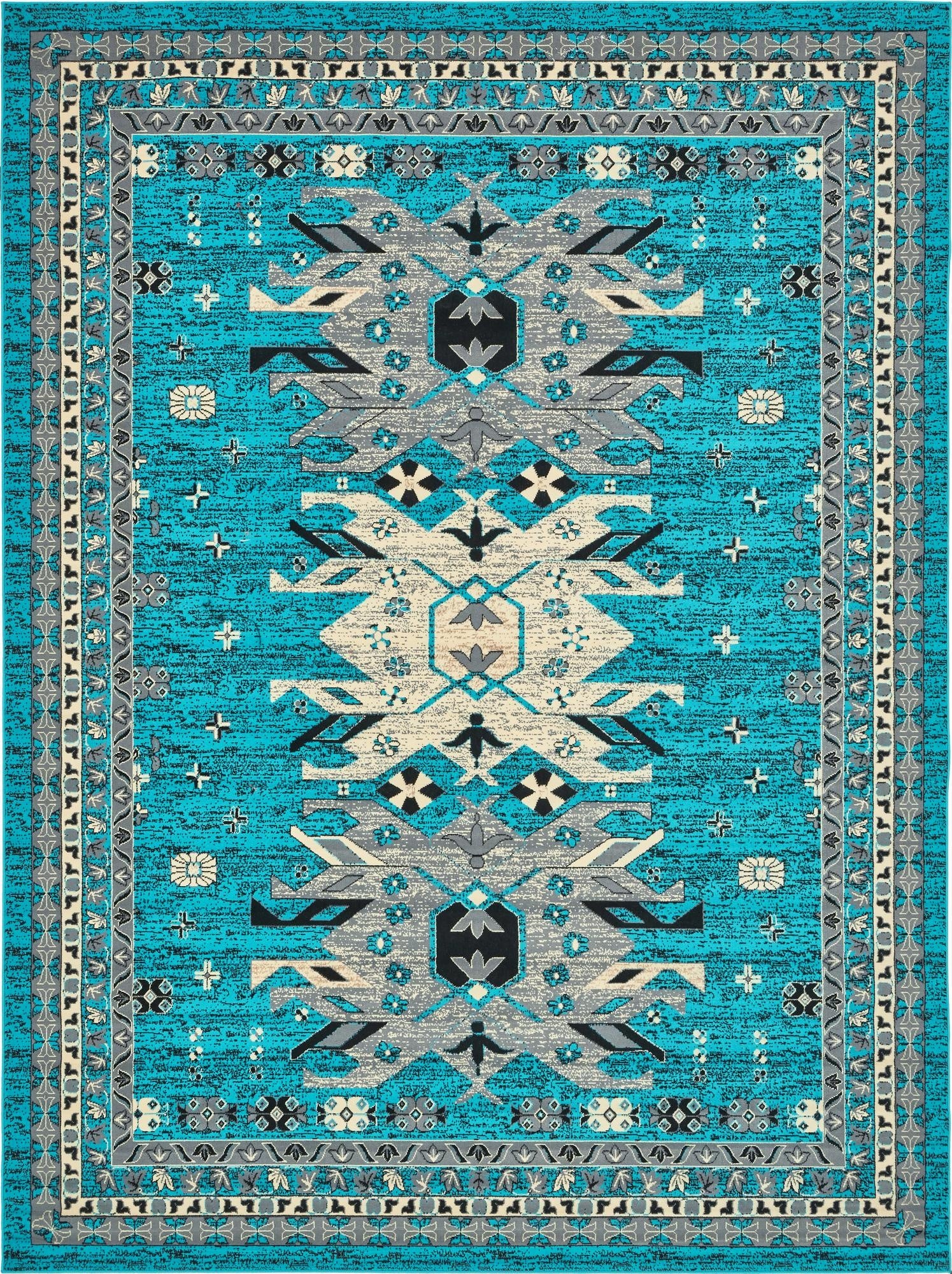  10' x 13' Heris Rug