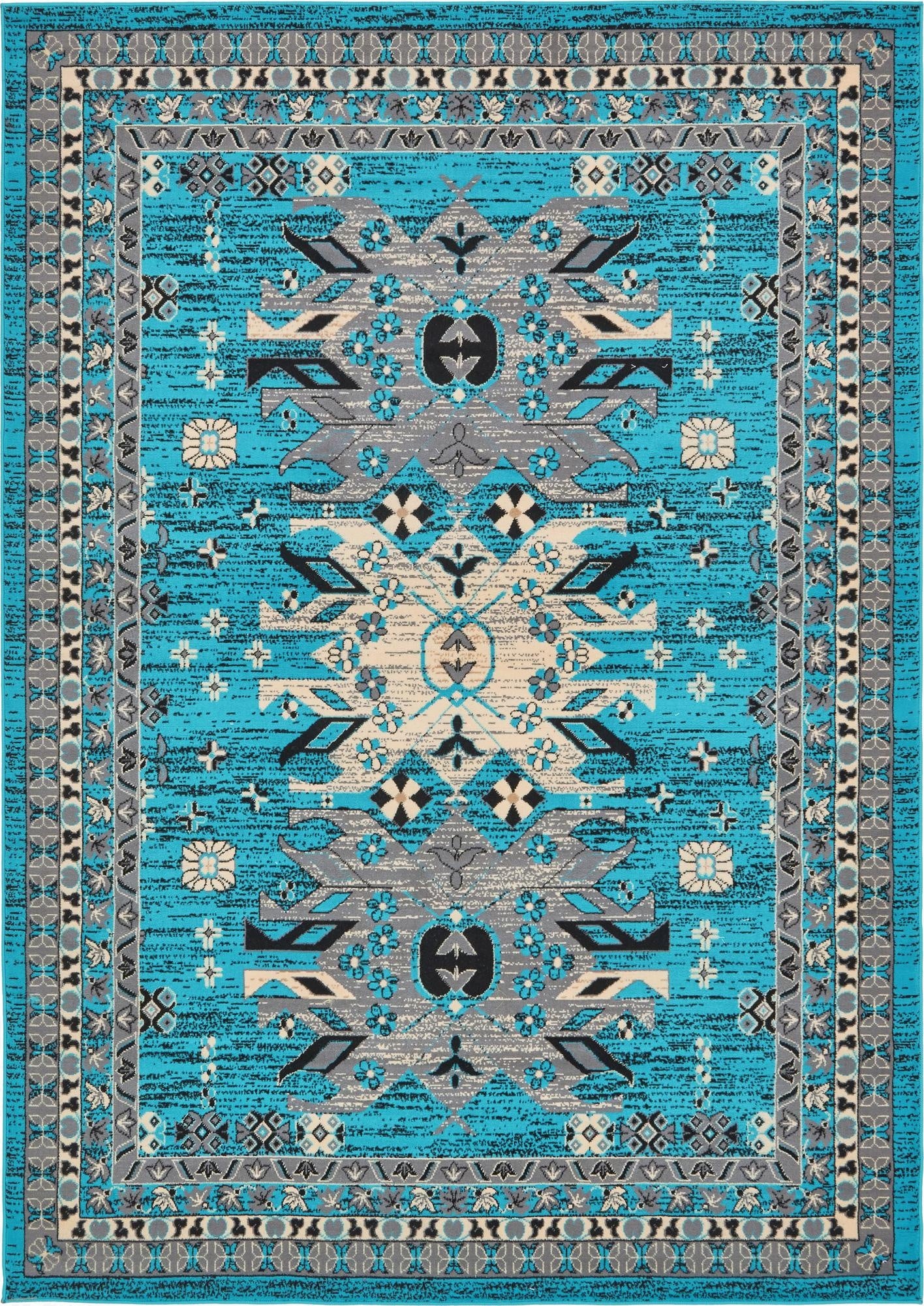  7' x 10' Heris Rug