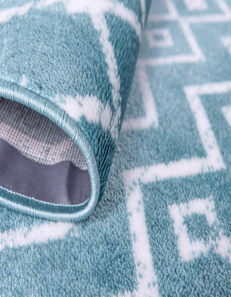 Detail image of  7' 10 x 11' Kasbah Trellis Rug