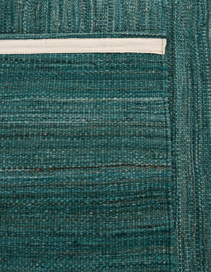 Detail image of  6' 5 x 9' 5  Hand Knotted Kilim Modern Wool Rug