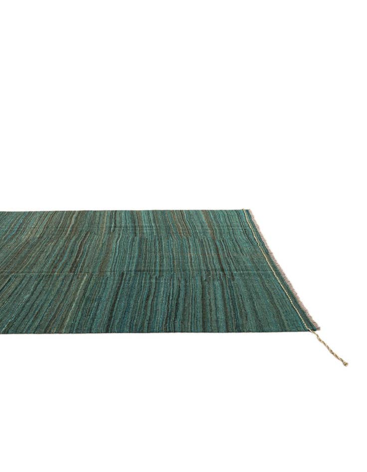 Detail image of  6' 7 x 9' 8  Hand Woven Kilim Modern Wool Rug