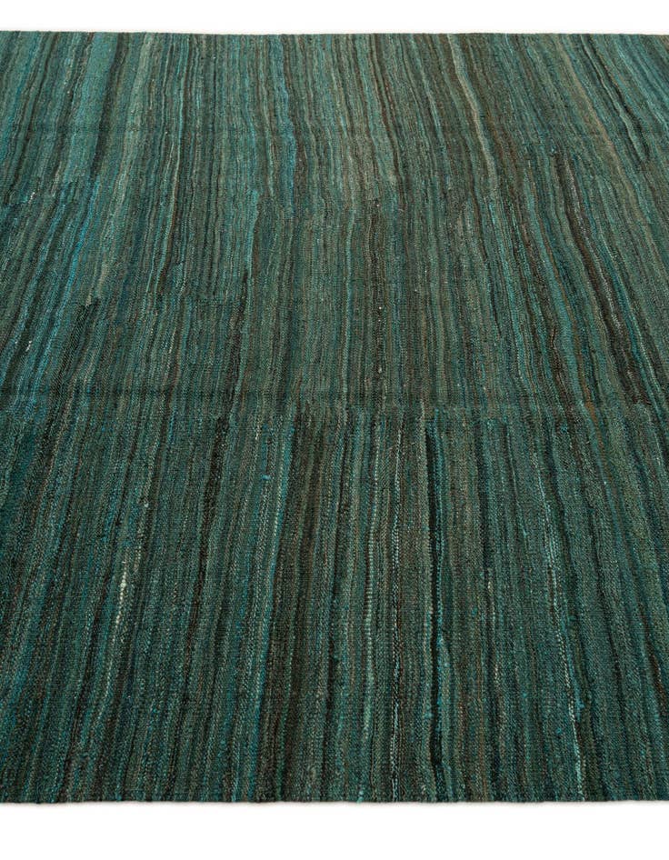 Detail image of  6' 7 x 9' 8  Hand Woven Kilim Modern Wool Rug