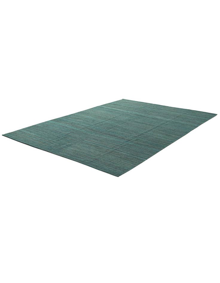 Detail image of  6' 8 x 9' 4  Hand Woven Kilim Modern Wool Rug