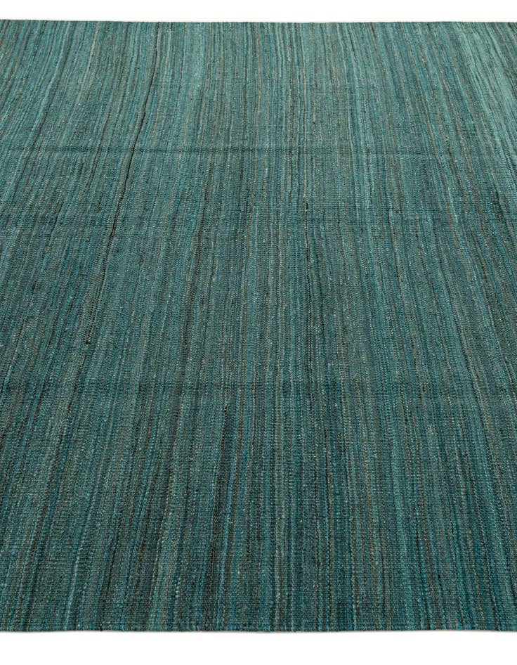 Detail image of  6' 8 x 9' 4  Hand Woven Kilim Modern Wool Rug