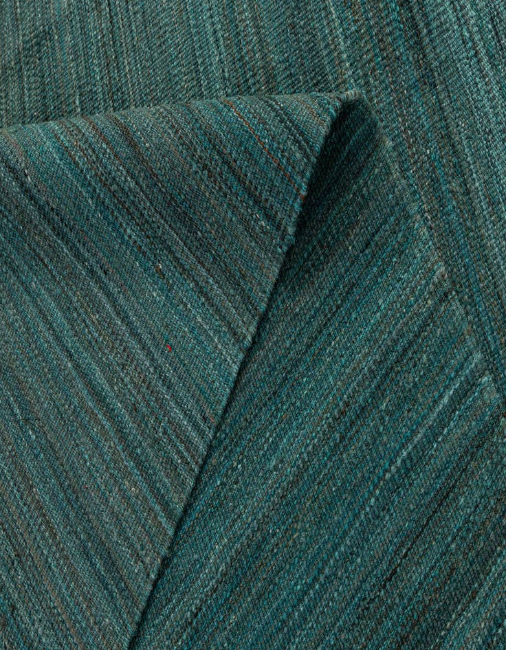 Detail image of  6' 8 x 9' 4  Hand Woven Kilim Modern Wool Rug