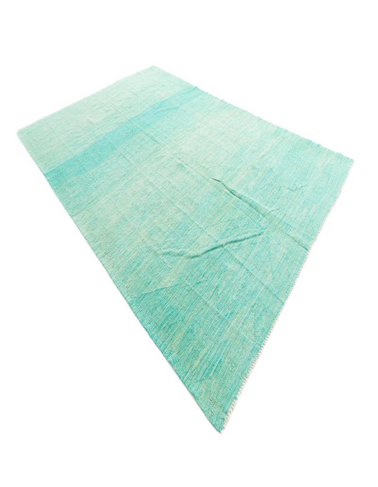 Detail image of  6' 5 x 9' 7  Hand Woven Kilim Modern Wool Rug