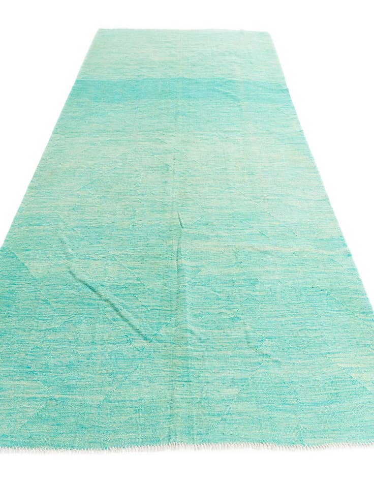 Detail image of  6' 5 x 9' 7  Hand Woven Kilim Modern Wool Rug