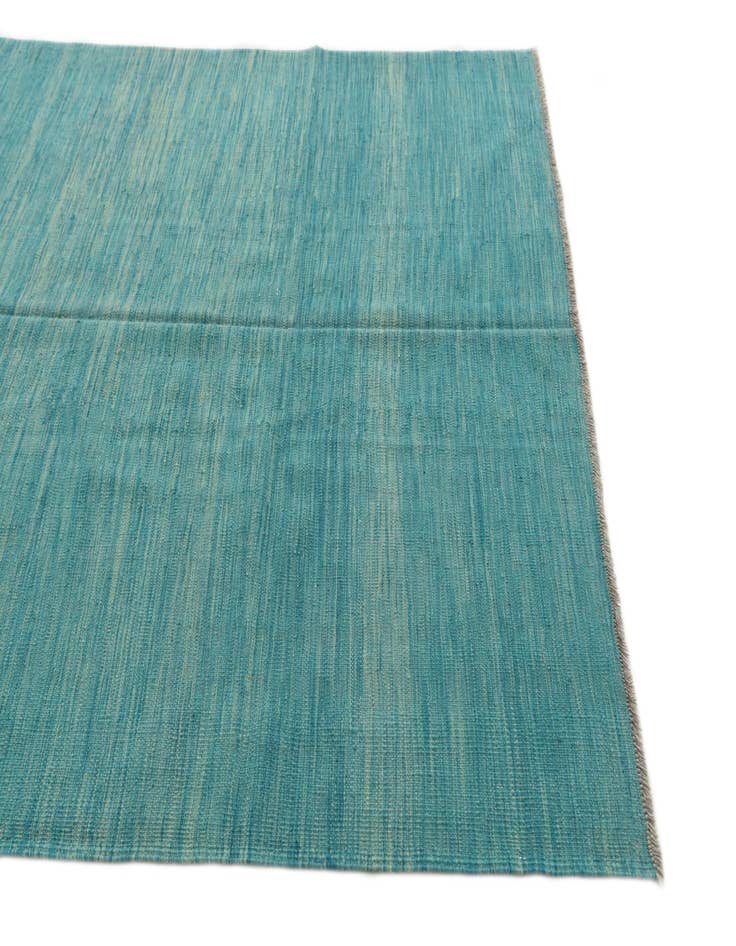 Detail image of  5' 5 x 8'  Hand Woven Kilim Modern Wool Rug