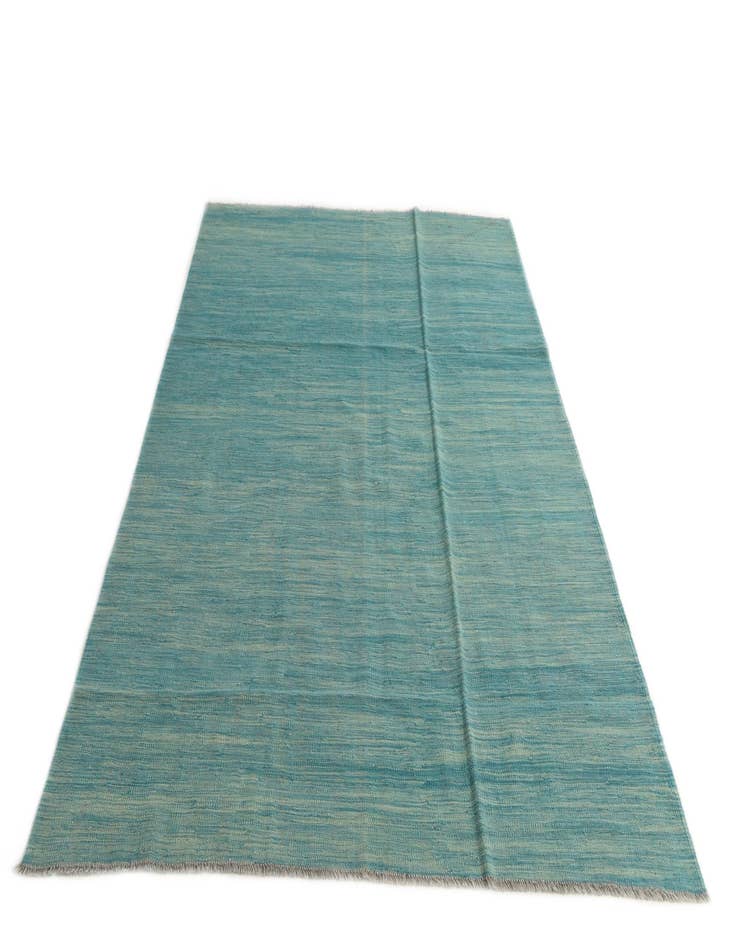 Detail image of  5' 5 x 8'  Hand Woven Kilim Modern Wool Rug