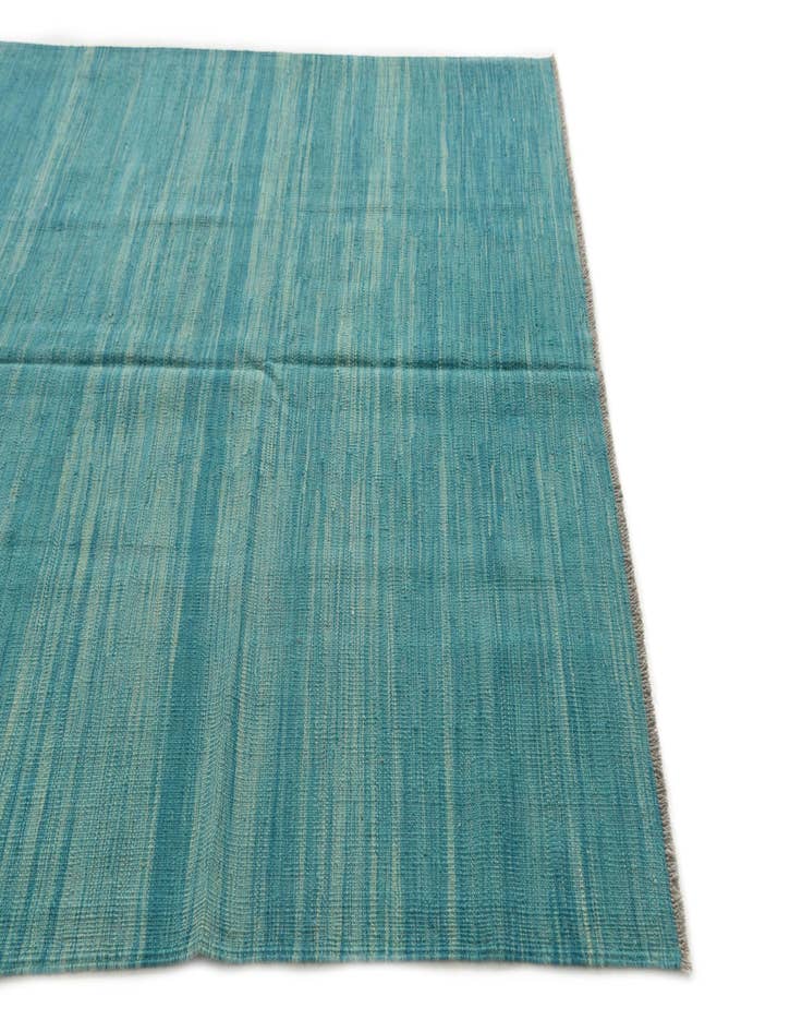 Detail image of  5' 4 x 8'  Hand Woven Kilim Modern Wool Rug