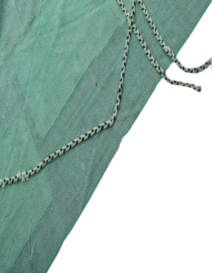 Detail image of  7' 11 x 10' 11  Hand Woven Kilim Modern Wool Rug