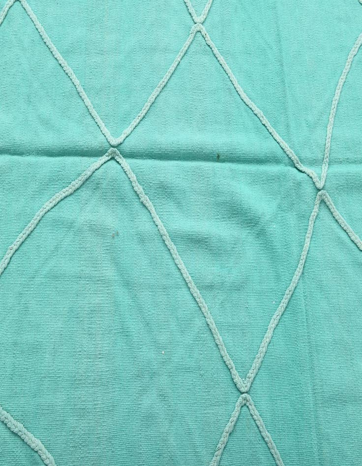 Detail image of  5' 6 x 8' 1  Hand Woven Kilim Modern Wool Rug