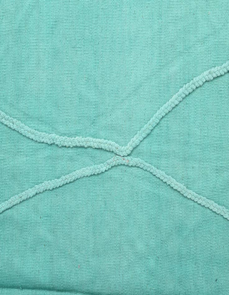 Detail image of  5' 2 x 6' 7  Hand Woven Kilim Modern Wool Rug