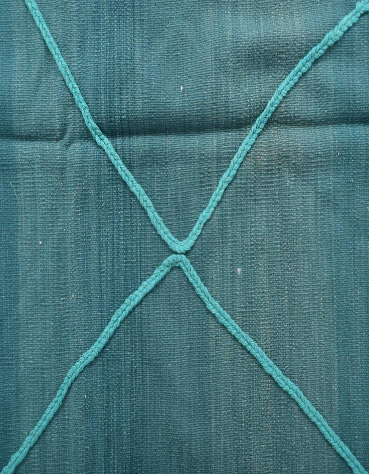 Detail image of  7' x 9' 7  Hand Woven Kilim Modern Wool Rug