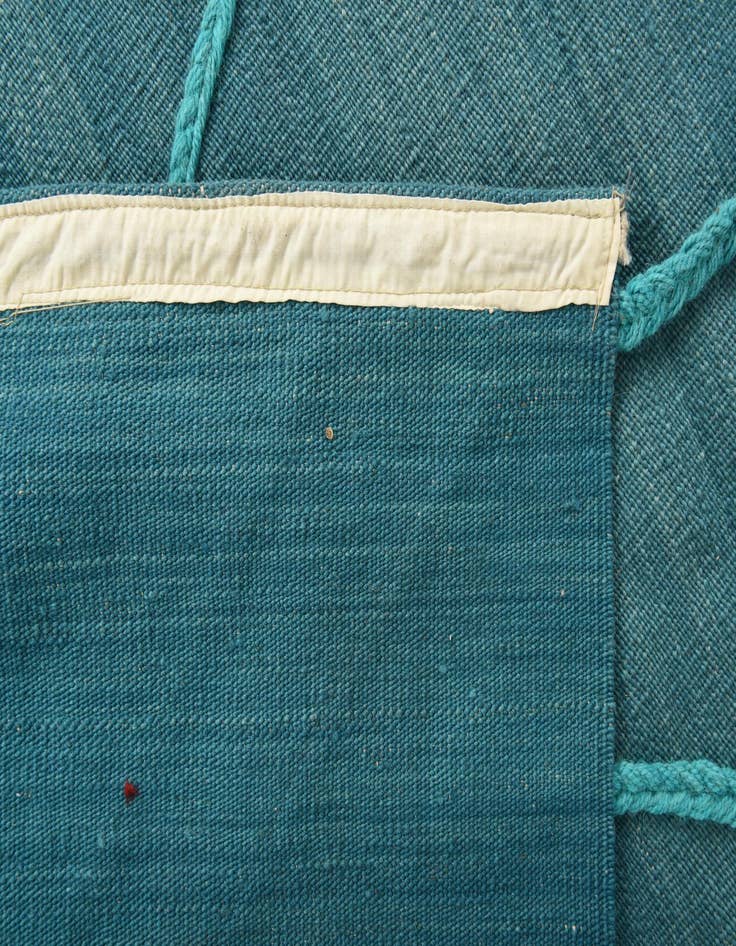 Detail image of  7' x 9' 7  Hand Woven Kilim Modern Wool Rug