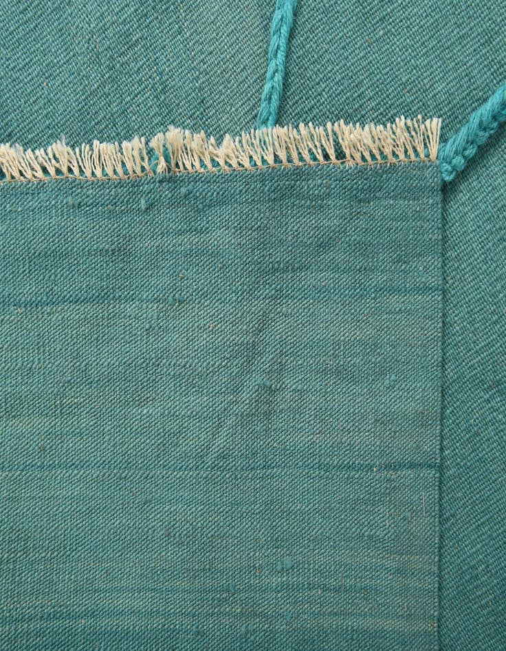 Detail image of  6' 9 x 9' 11  Hand Woven Kilim Modern Wool Rug