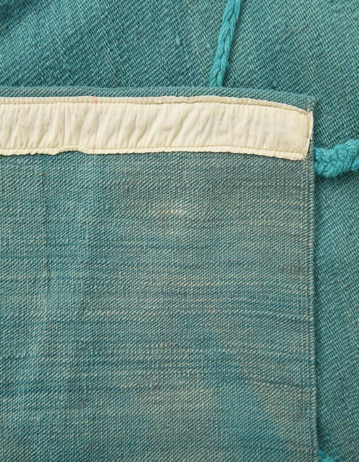 Detail image of  4' 2 x 5' 9  Hand Woven Kilim Modern Wool Rug