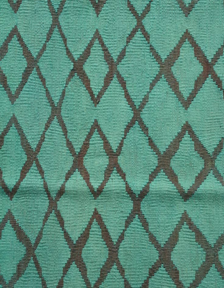 Detail image of  6' 1 x 7' 5  Hand Woven Kilim Modern Wool Rug