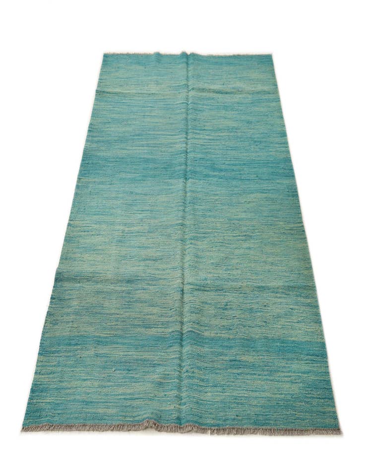 Detail image of  4' 2 x 6' 7  Hand Woven Kilim Modern Wool Rug