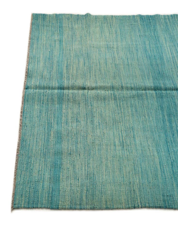 Detail image of  4' 2 x 6' 7  Hand Woven Kilim Modern Wool Rug