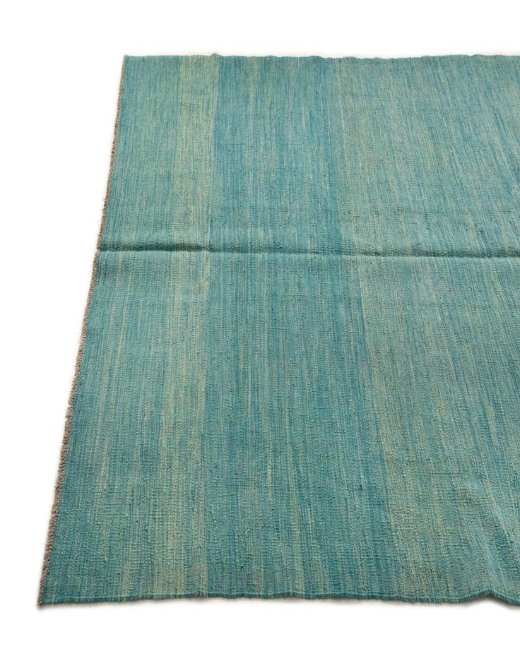 Detail image of  4' 10 x 6' 6  Hand Woven Kilim Modern Wool Rug