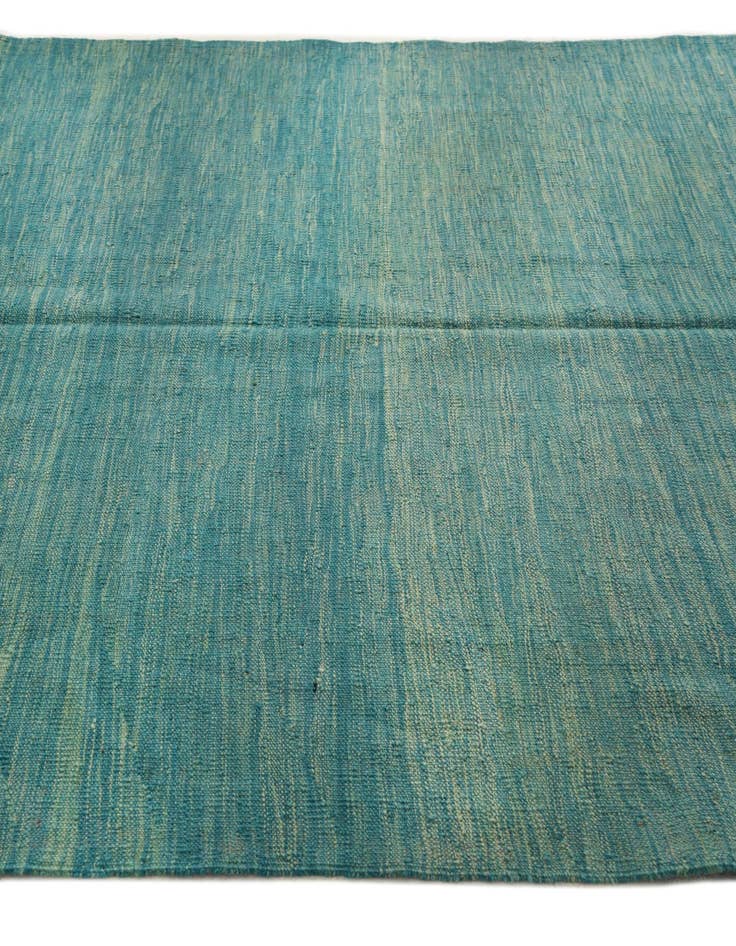 Detail image of  4' 10 x 6' 6  Hand Woven Kilim Modern Wool Rug