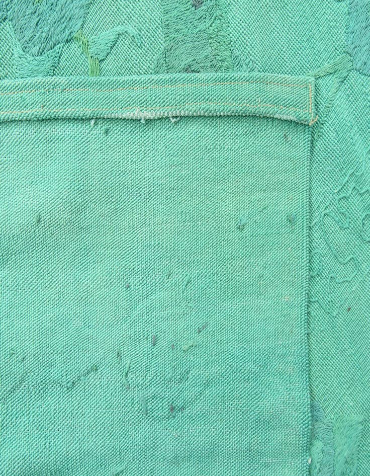 Detail image of  4' 7 x 6' 4  Hand Woven Kilim Suzani Wool Rug