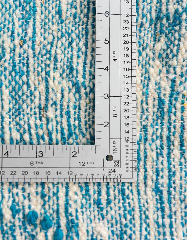 Detail image of  6' 6 x 10' 2  Hand Knotted Moroccan Wool Rug
