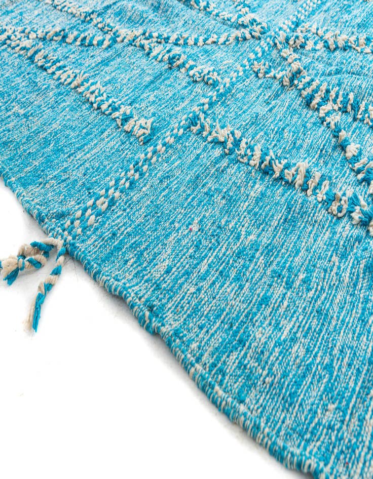 Detail image of  6' 9 x 9' 8  Hand Knotted Moroccan Wool Rug