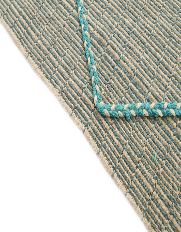 Detail image of  8' 1 x 10' 2  Hand Knotted Moroccan Wool Rug