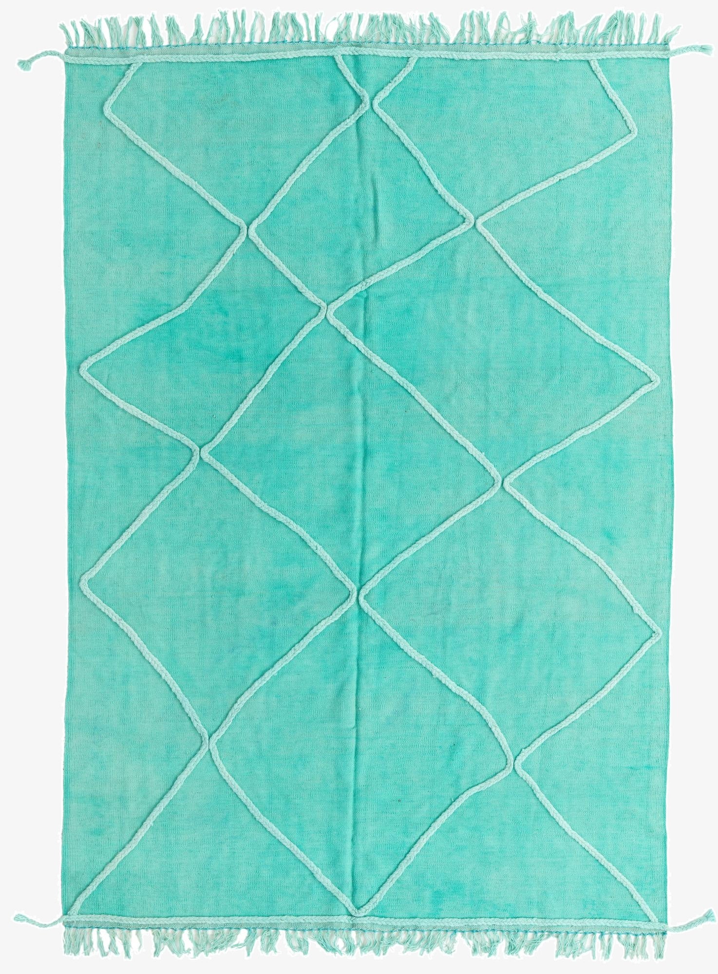  5' 5 x 8'  Hand Knotted Moroccan Wool Rug