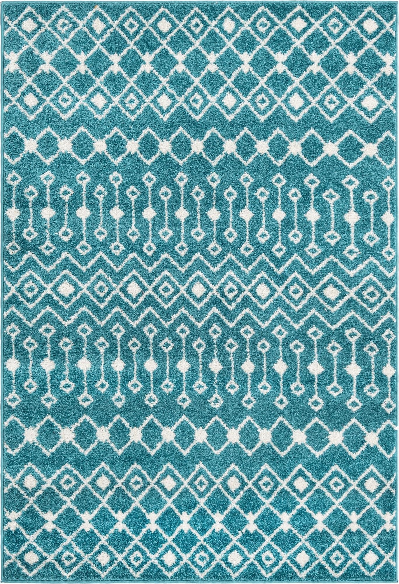  4' x 6' Moroccan Trellis Rug