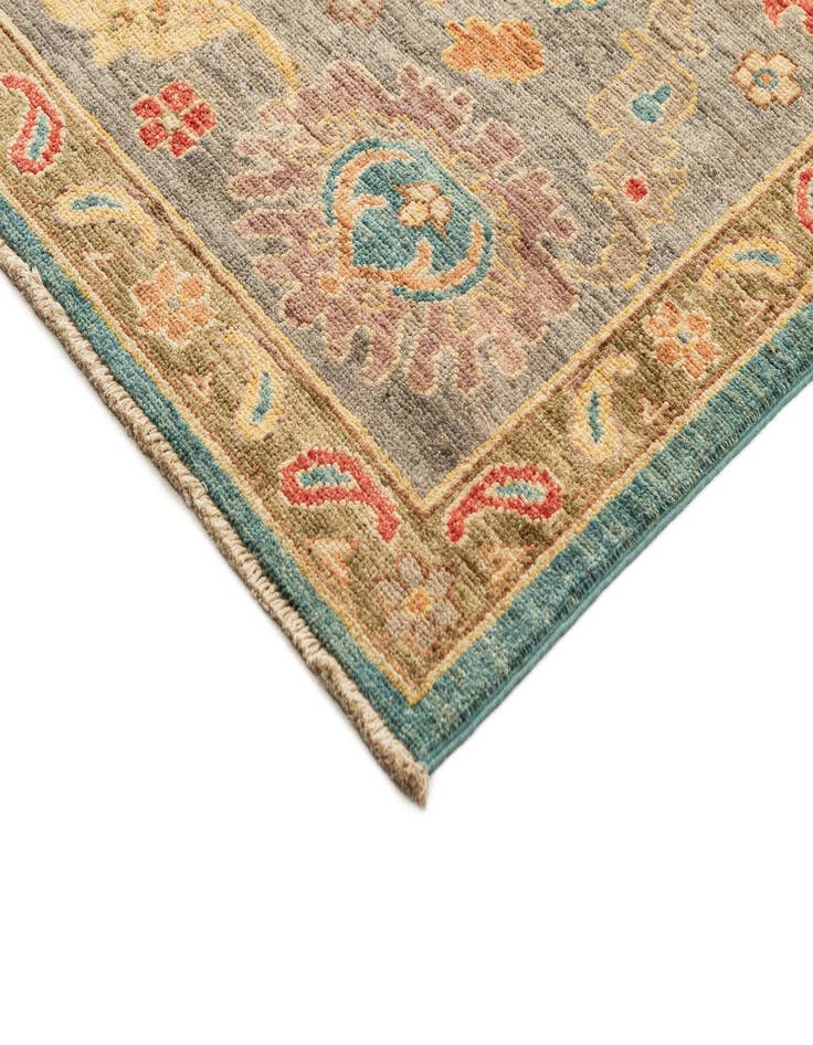 Detail image of  9' 1 x 12' 1  Hand Knotted Oushak Rug