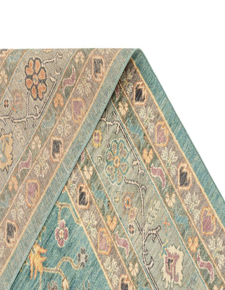 Detail image of  10' x 14' 1  Hand Knotted Oushak Rug