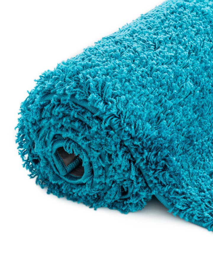Turquoise 9' x 12' 2 Solid Shag Rug | Rugs.com