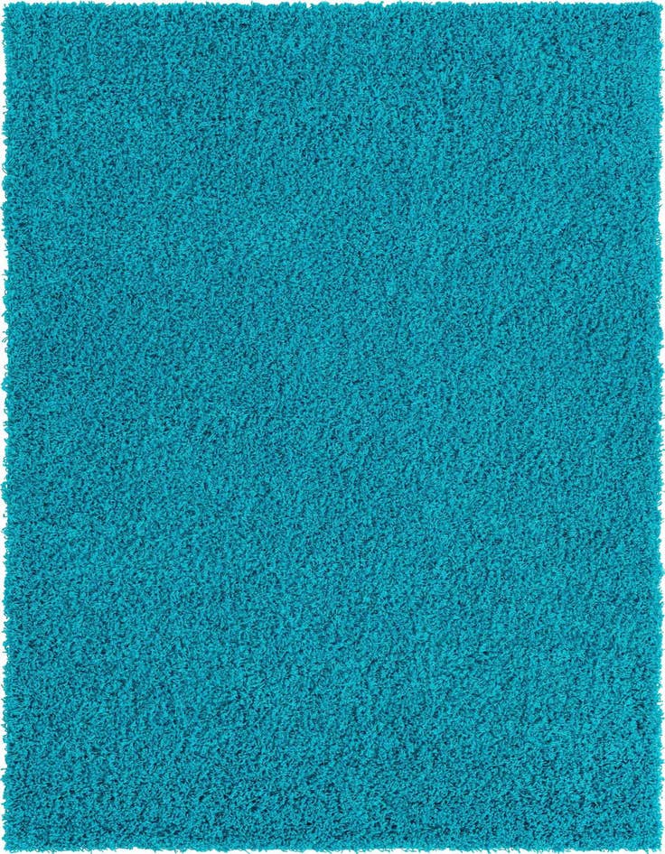 Detail image of  5' 3 x 8' Solid Shag Rug