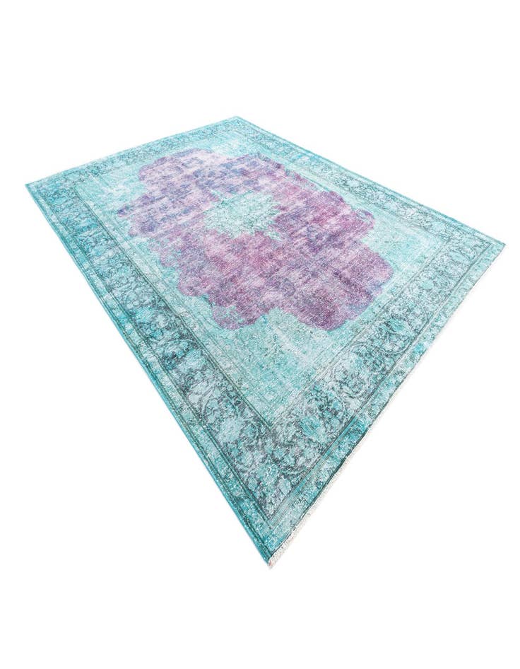 Detail image of  9' 7 x 12' 8  Hand Knotted Ultra Vintage Persian Wool Rug