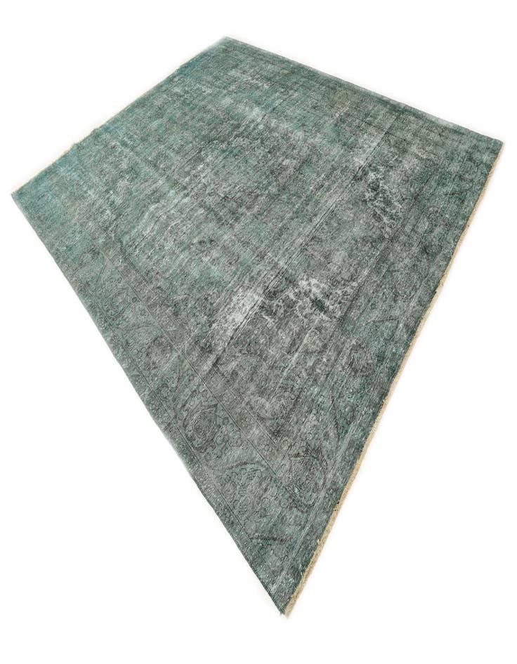 Detail image of  9' 8 x 12'  Hand Knotted Ultra Vintage Persian Wool Rug