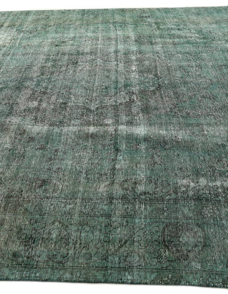 Detail image of  9' 8 x 12'  Hand Knotted Ultra Vintage Persian Wool Rug