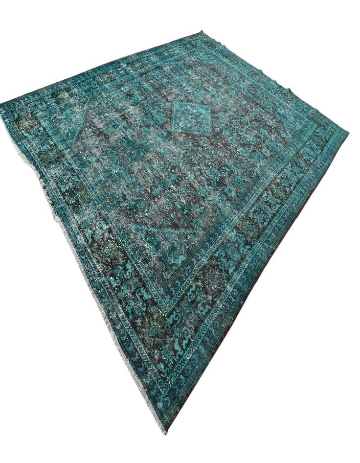 Detail image of  9' 9 x 12' 9  Hand Knotted Ultra Vintage Persian Wool Rug